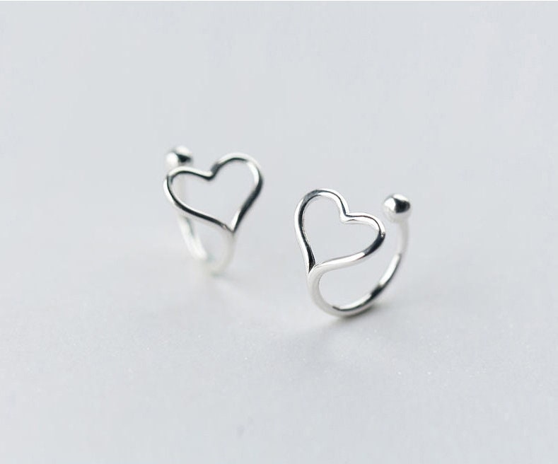 925 Sterling Silver earrings, Love earrings, Wedding earrings, Gifts for Her.