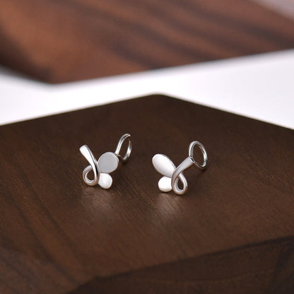 Butterfly earrings, 99.9% Sterling Silver, Unique design earrings