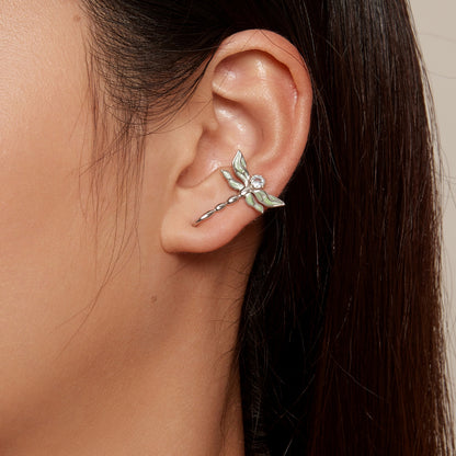 Dragonfly earrings,  92.5% Sterling Silver,  Animal earrings