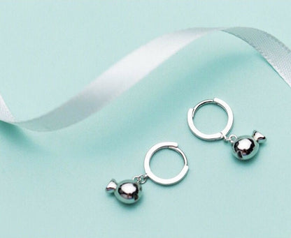 925 Sterling Silver earrings, lovely fish ear clip, Wedding earrings