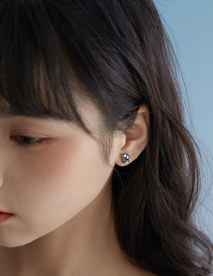 925 Sterling Silver earrings, Creative earrings, Gifts for Her